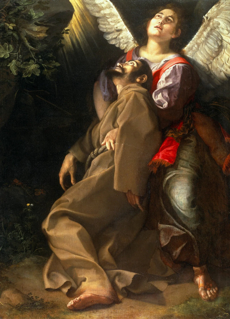 The Stigmatization of Saint Francis - Orazio Gentileschi