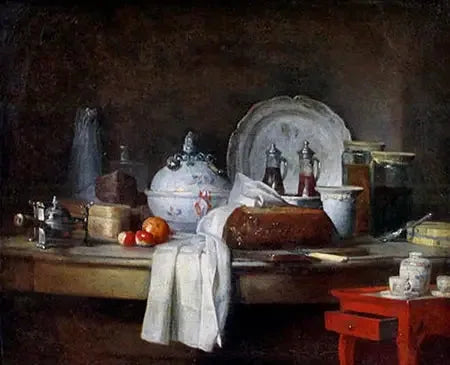 The side table - Jean Siméon Chardin