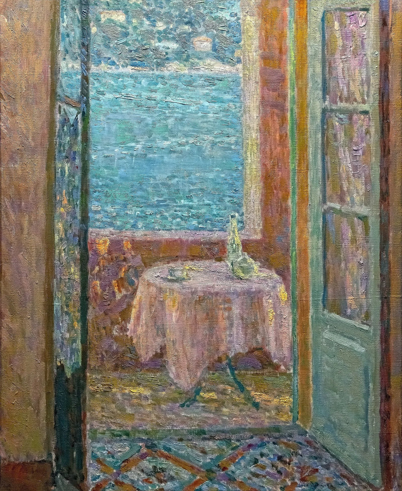The Sea Table, Villefranche-sur-Mer - Henri Le Sidaner