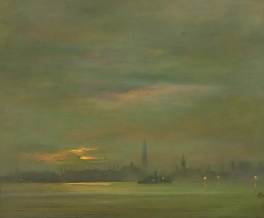 The Thames, in the Evening - James Abbott McNeill Whistler