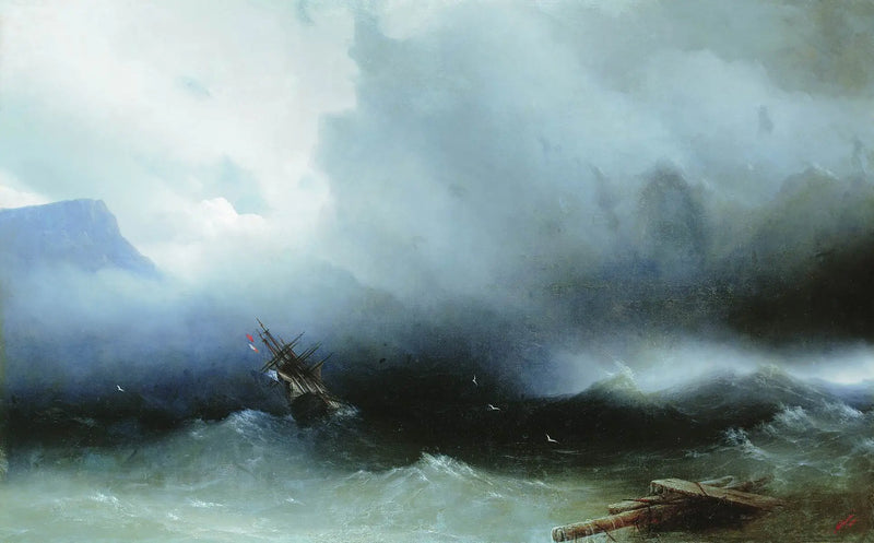 The Storm at Sea - Ivan Aïvazovski