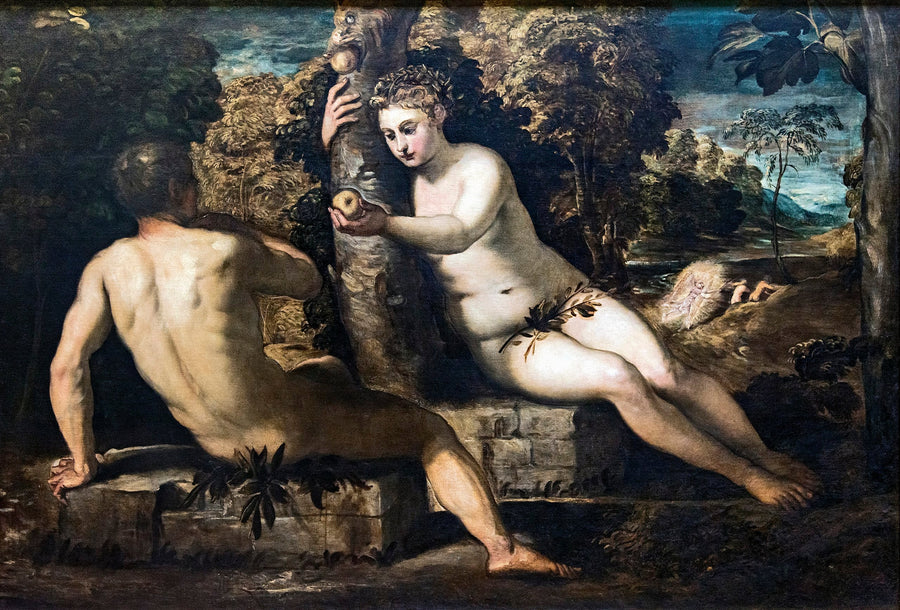 The Temptation of Adam and Eve - Jacopo Tintoretto