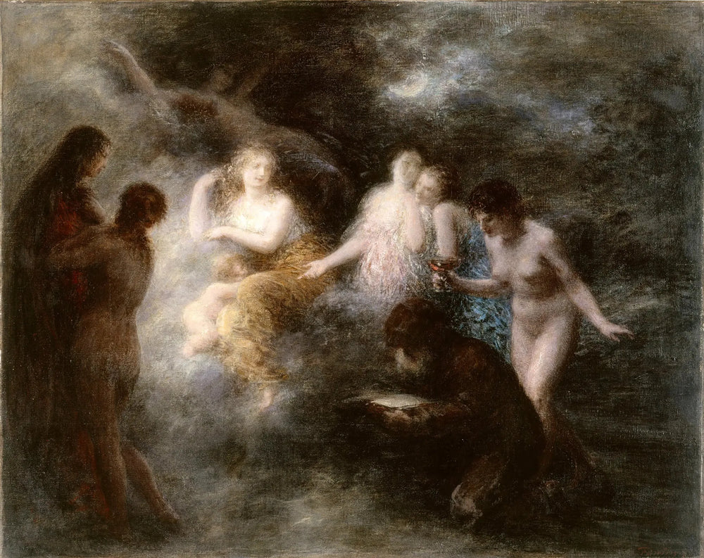 La Tentation de saint Antoine - Henri Fantin-Latour image 1 tableau peint à l’huile sur toile