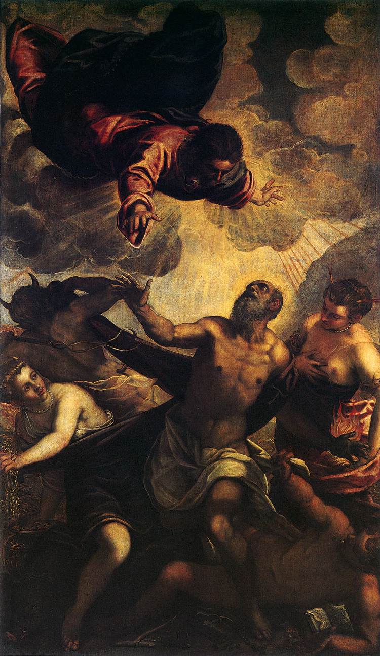 The Temptation of Saint Anthony - Jacopo Tintoretto