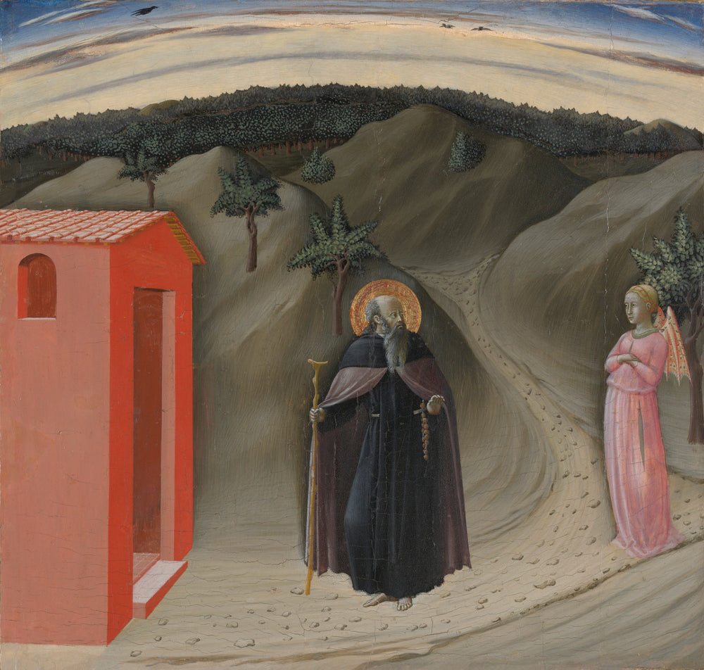 La tentation de saint Antoine l’abbé - Master of the Osservanza - Alpha Reproduction