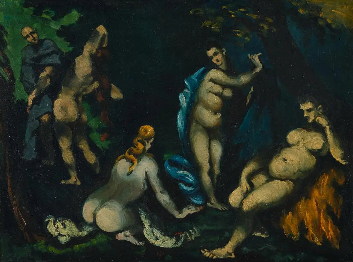 Reproduction du tableau « La Tentation de saint Antoine - Paul Cézanne » par Alpha Reproduction en peinture à l’huile
