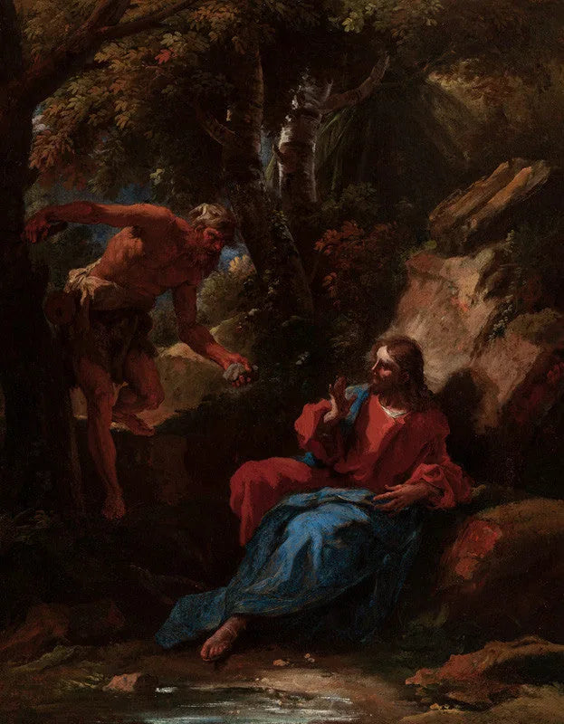 The Temptation of Christ - Sebastiano Ricci