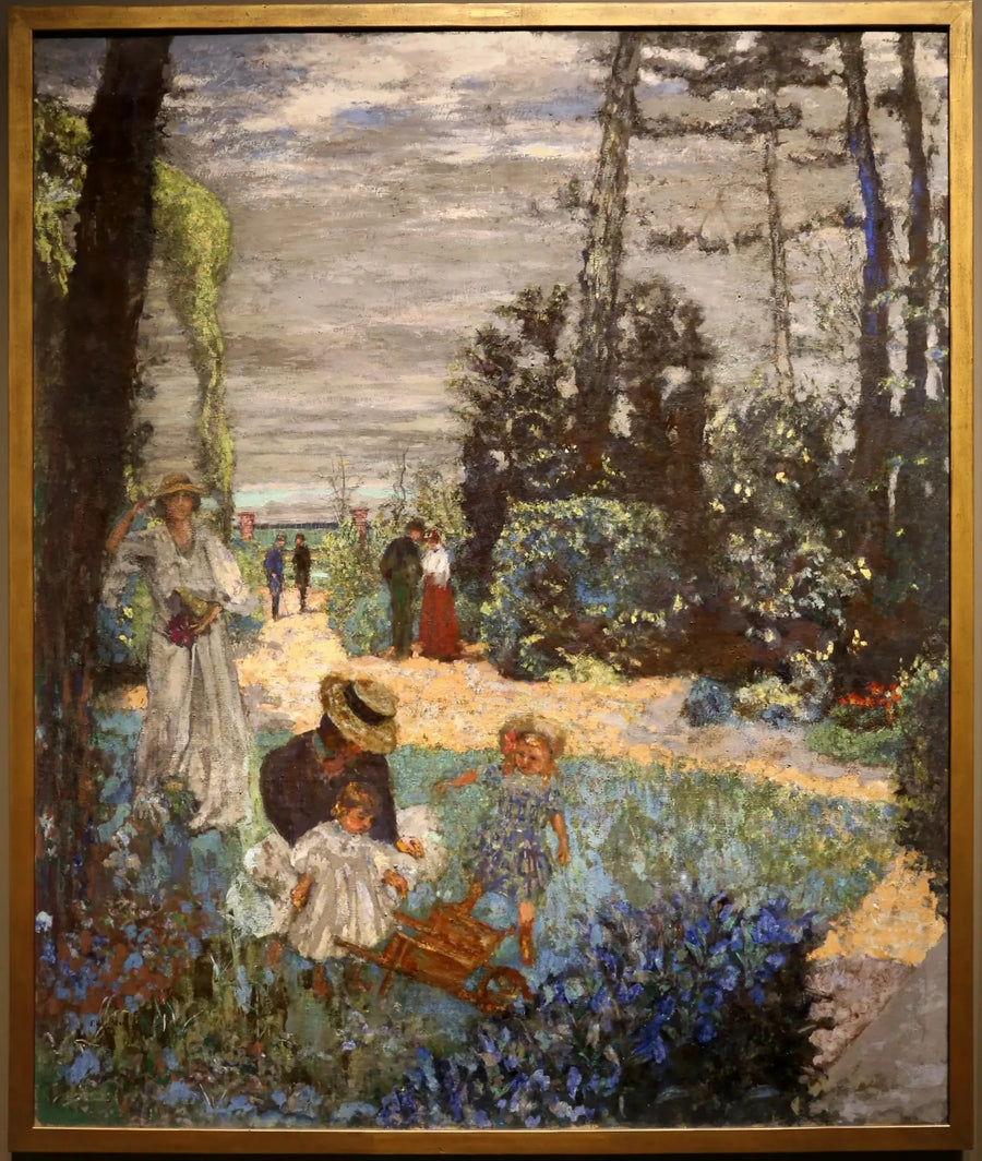 The Terrasse à Vasouy - Le Jardin - Édouard Vuillard
