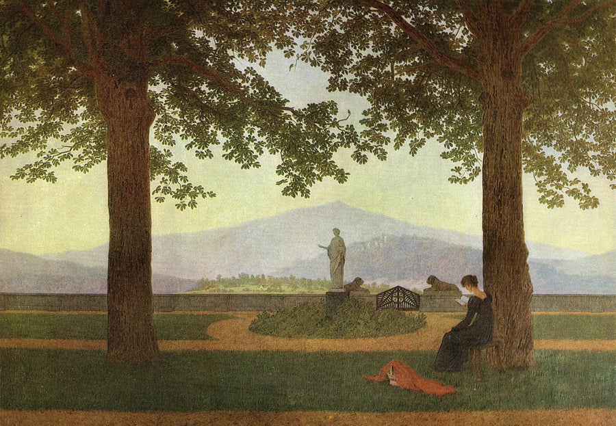 The Garden Terrace - Caspar David Friedrich