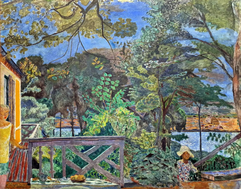 The Terrace of Vernon - Pierre Bonnard