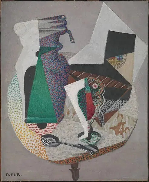The Terrace of the Café - Diego Rivera