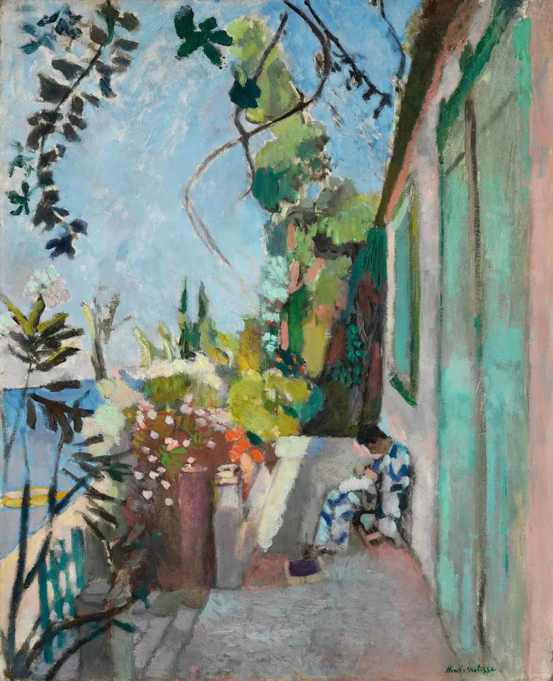 The Terrace, Saint-Tropez - Henri Matisse