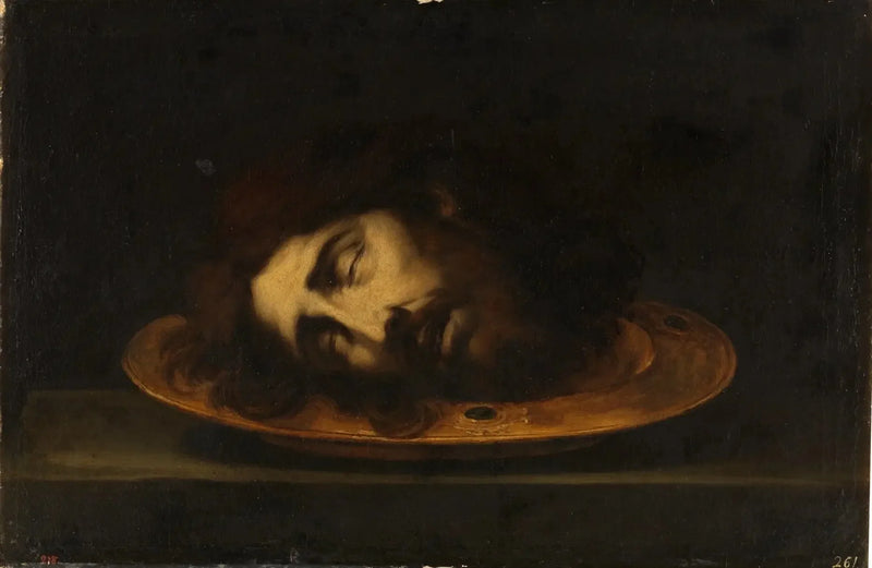 The Head of Saint John the Baptist - Bartolomé Esteban Murillo