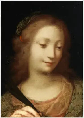 The Head of Saint Catherine of Alexandria - Antonio da Correggio