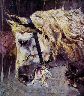 The Head of a Horse - Giovanni Boldini