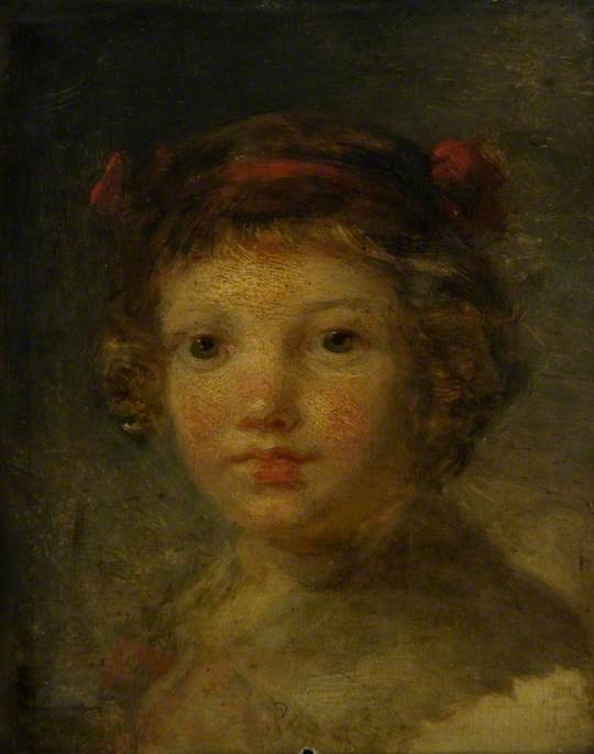 The Head of a Child - Jean-Honoré Fragonard
