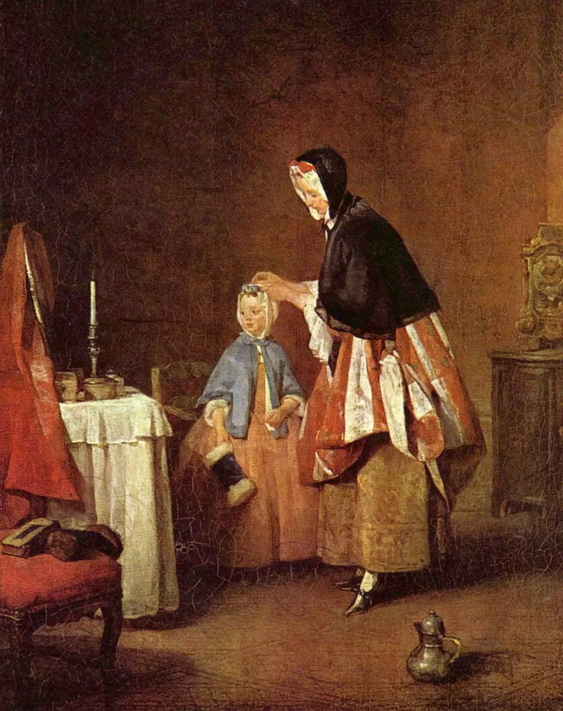 The Morning Toilet - Jean Siméon Chardin