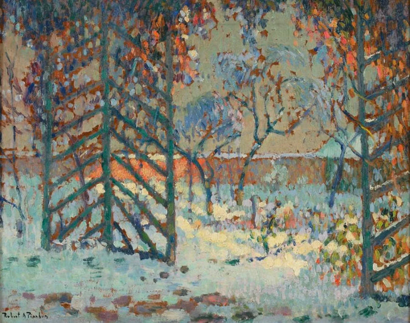 The Tonnelle under the Snow - Robert Antoine Pinchon