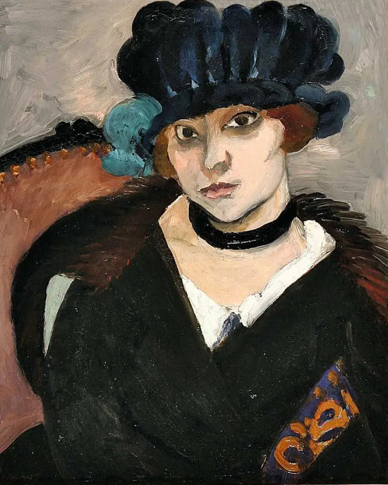 The black velvet beret - Henri Matisse