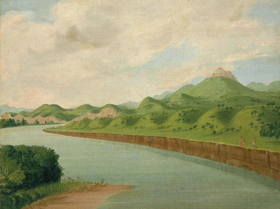 The Tower, 1,100 miles above Saint Louis - George Catlin