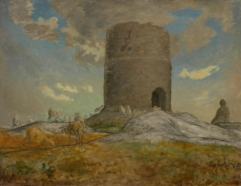 La Tour de Chailly near Barbizon - Jean-François Millet