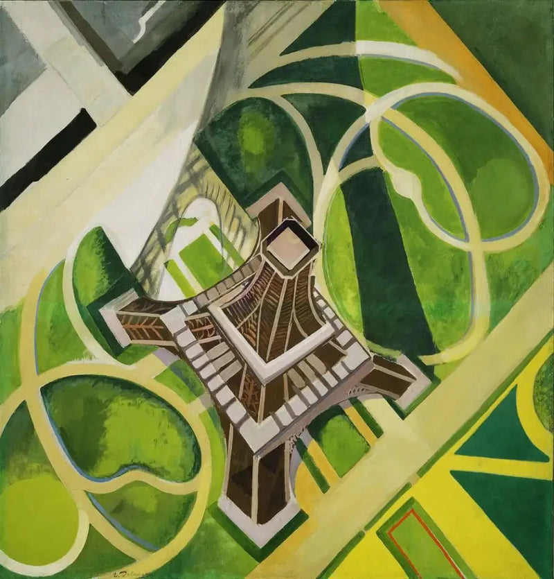 The Eiffel Tower and the Champ de Mars Gardens - Robert Delaunay