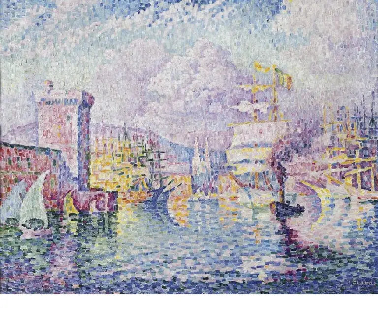 The Pink Tower. Marseille - Paul Signac