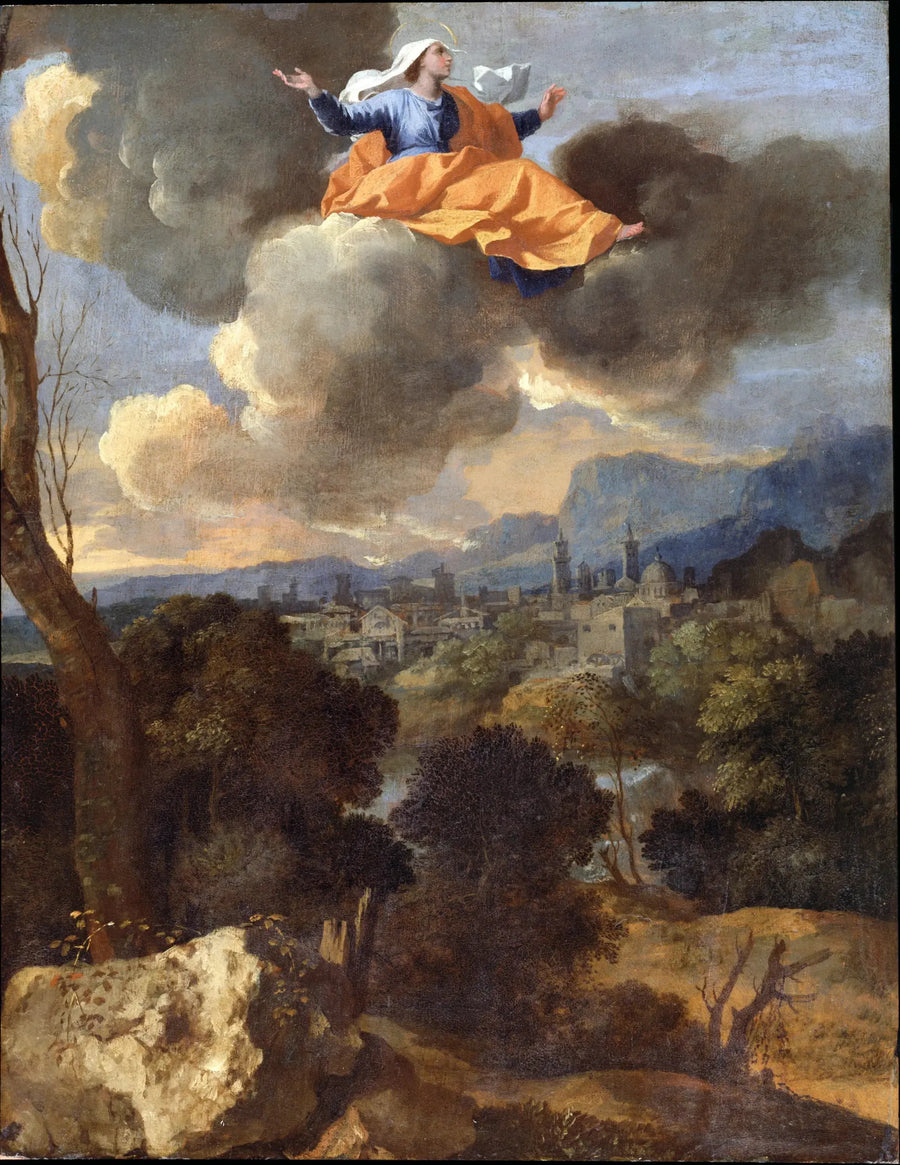 The Miraculous Translation of Saint Rita of Cascia - Nicolas Poussin