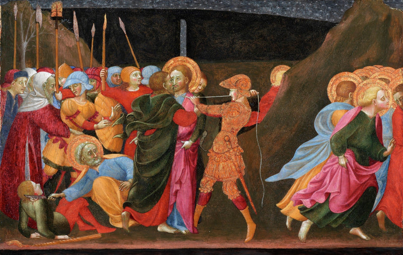 The Betrayal of Christ - Stefano di Giovanni (Sassetta)