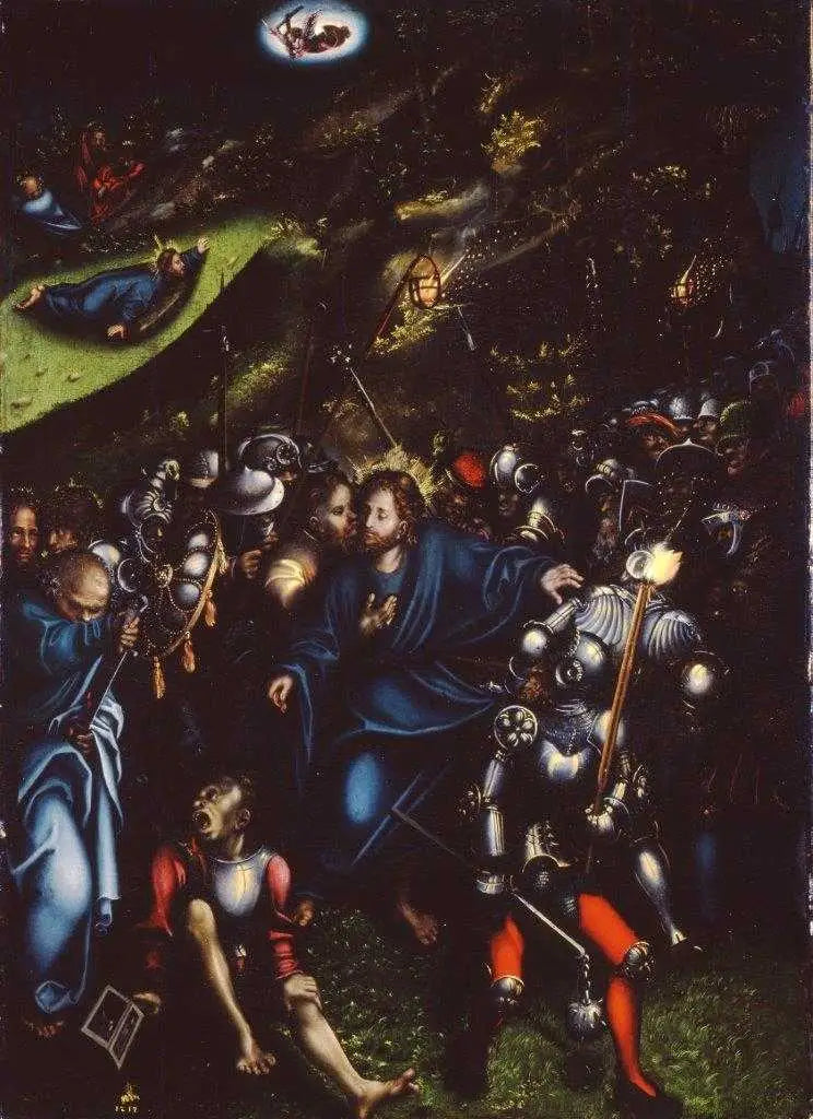 The treason and the capture of Christ - Lucas Cranach the Elder