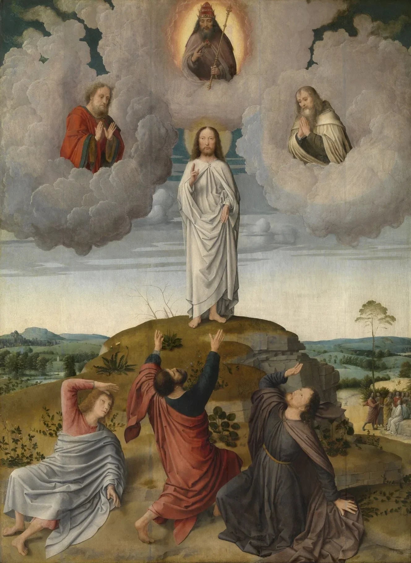 La Transfiguration. - Gérard David image 1 reproduction artisanale de tableau