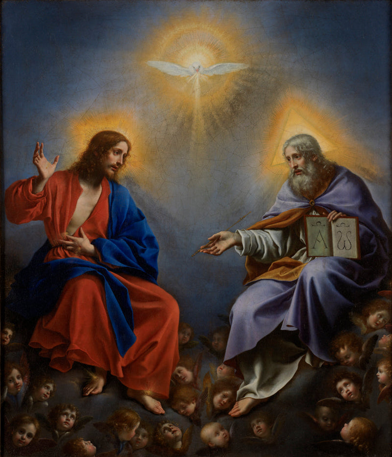 The Trinity in Glory - Carlo Dolci