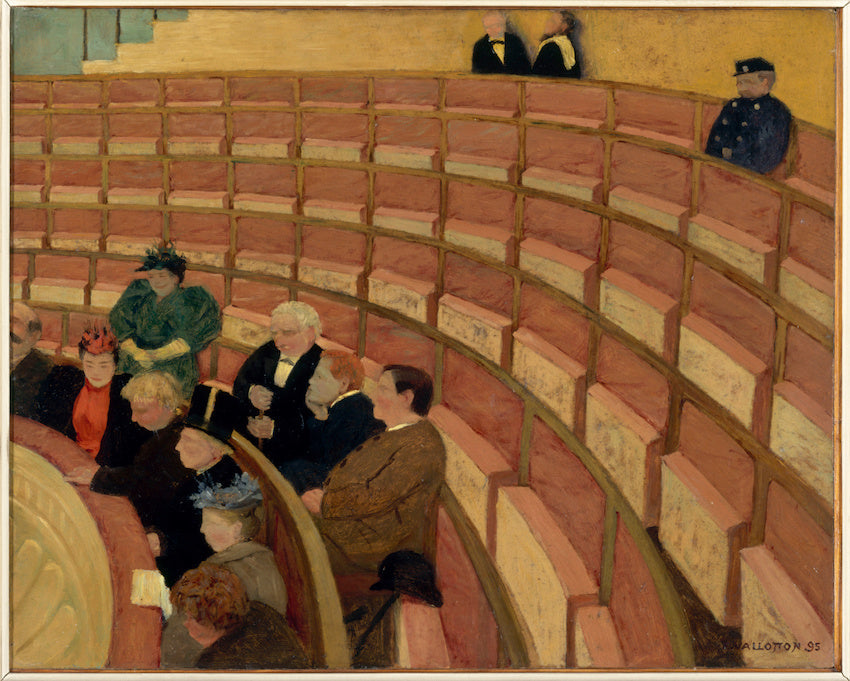 The Third Gallery of the Châtelet Theatre - Félix Vallotton