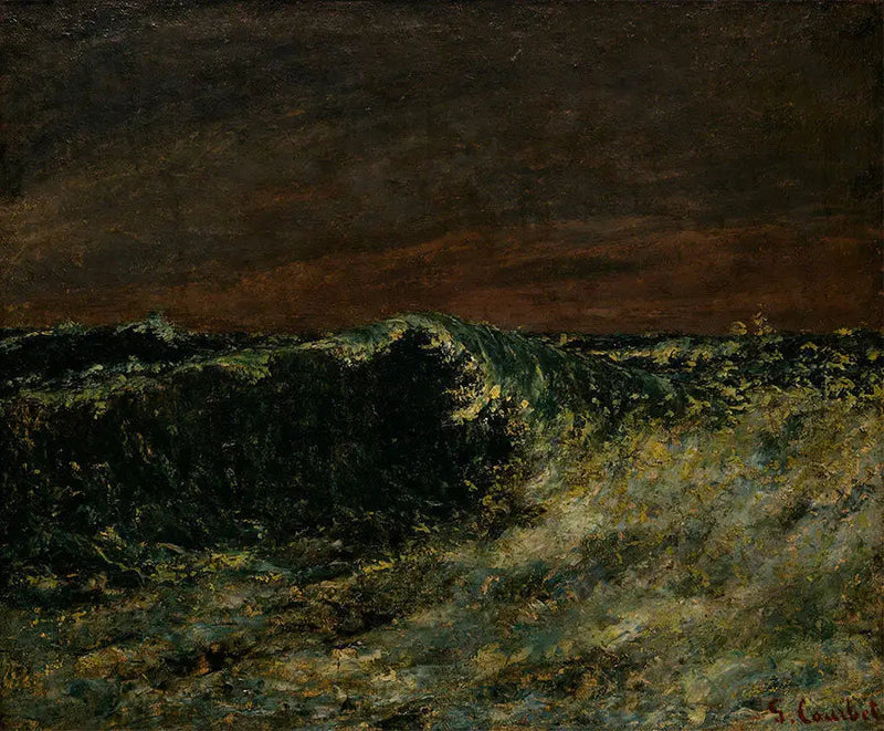 The Wave - Gustave Courbet