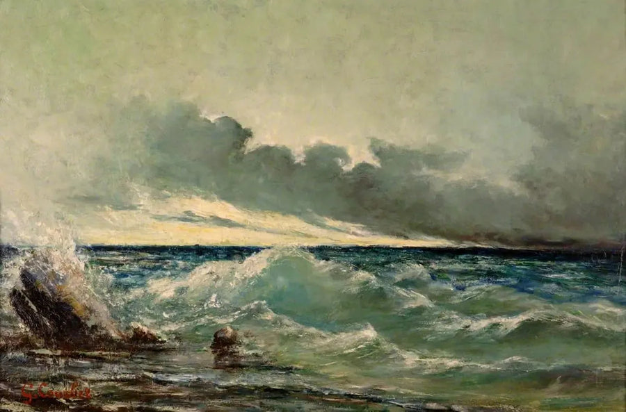 The Wave - Gustave Courbet