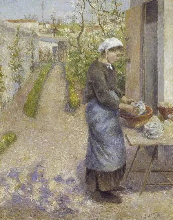 The Dishware - Camille Pissarro