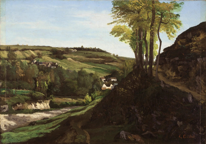 The Valley of Ornans - Gustave Courbet