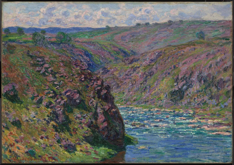 The Creuse Valley (effect of sunlight) - Claude Monet