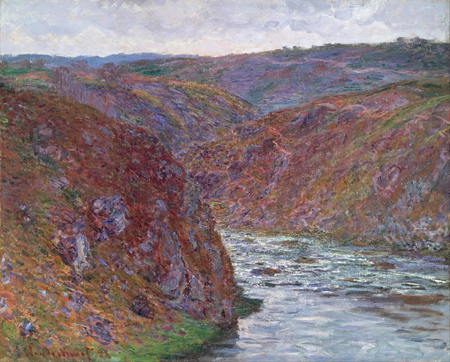 The Creuse Valley (gray day) - Claude Monet