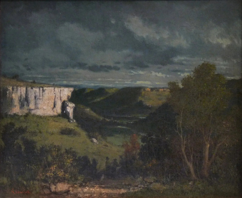 The Loue Valley, Stormy Weather - Gustave Courbet