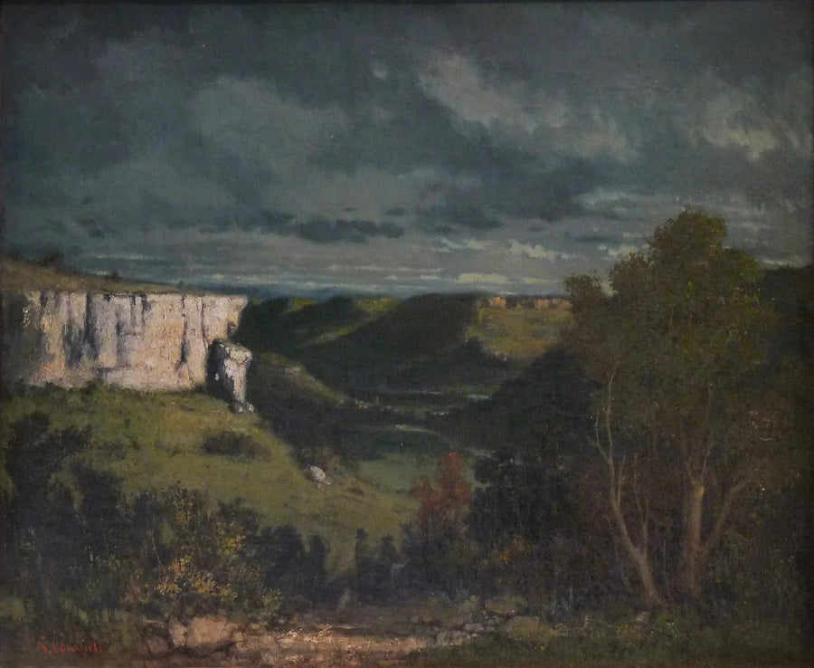 The Loue Valley, Stormy Weather - Gustave Courbet
