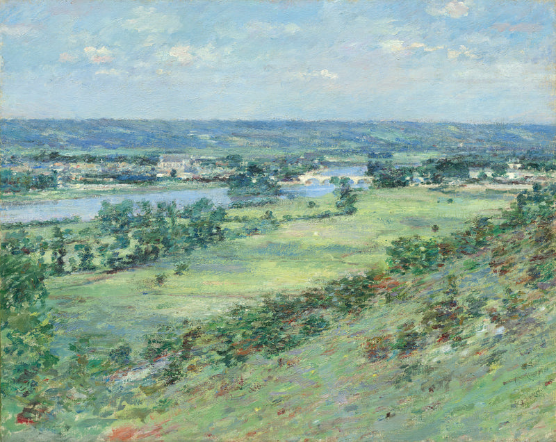 The Seine Valley, Giverny Hills - Theodore Robinson