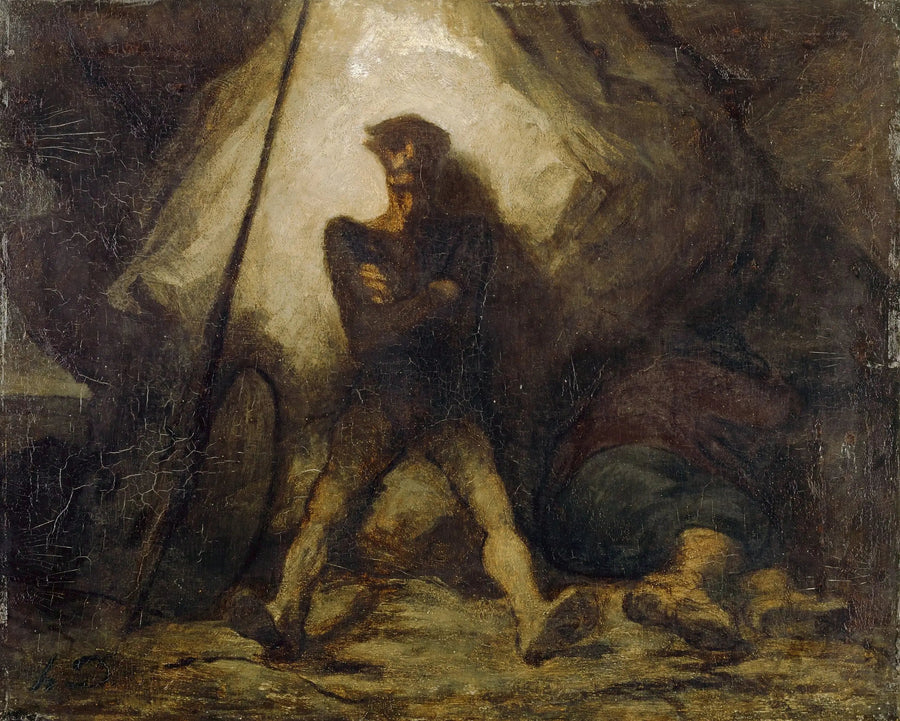 The Night Before Don Quixote - Honoré Daumier