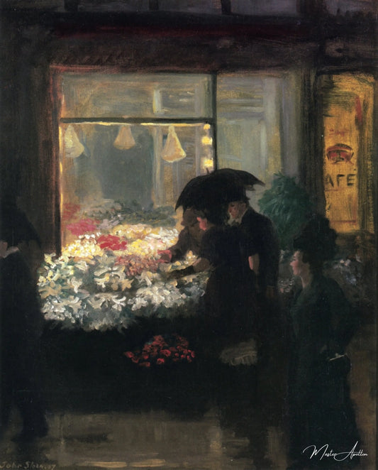 La veille de Pâques - John Sloan - Reproductions de tableaux et peintures haut de gamme