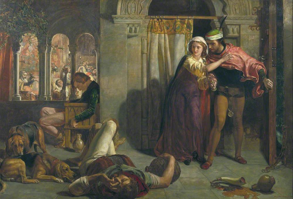 La veille de la Sainte-Agnès - William Holman Hunt - Alpha Reproduction