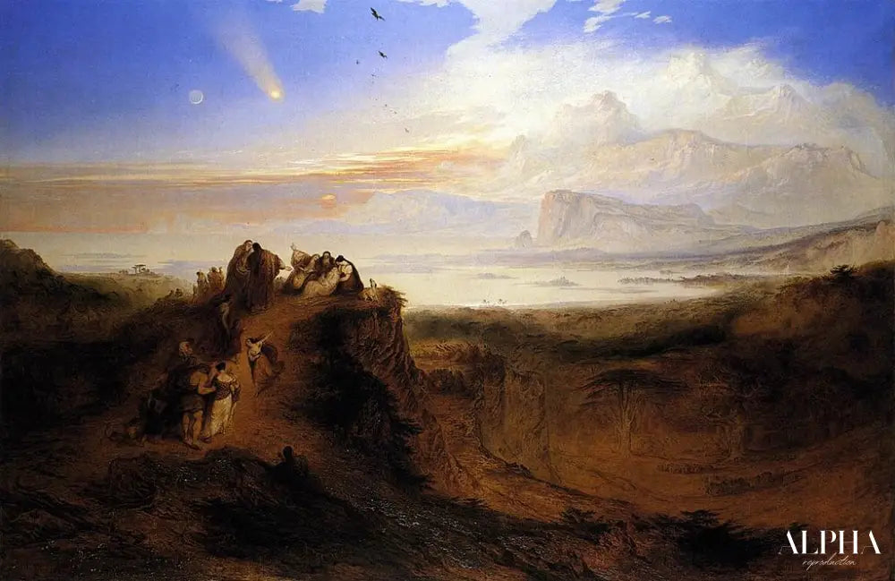 La veille du déluge - John Martin - Reproductions de tableaux et peintures haut de gamme