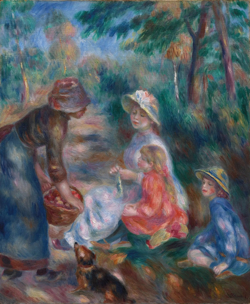 The Apple Seller - Pierre-Auguste Renoir