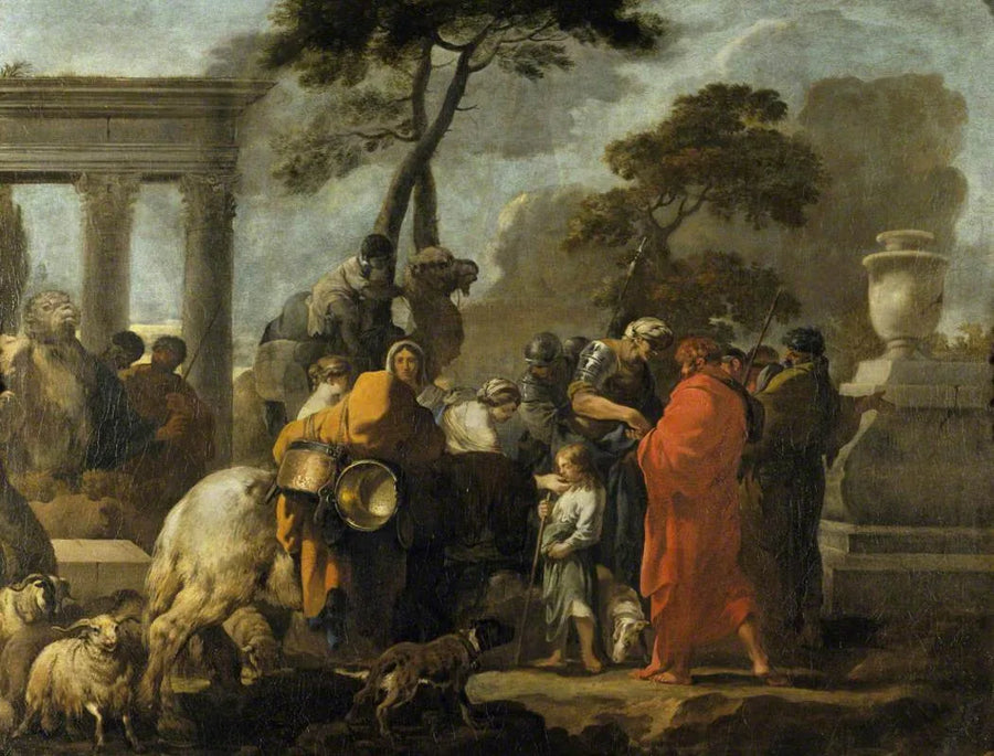La vente de Joseph par ses frères - Sébastien Bourdon