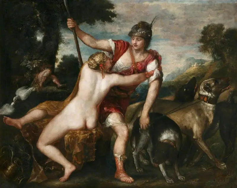 The Venus and Adonis of Rokeby - Titian