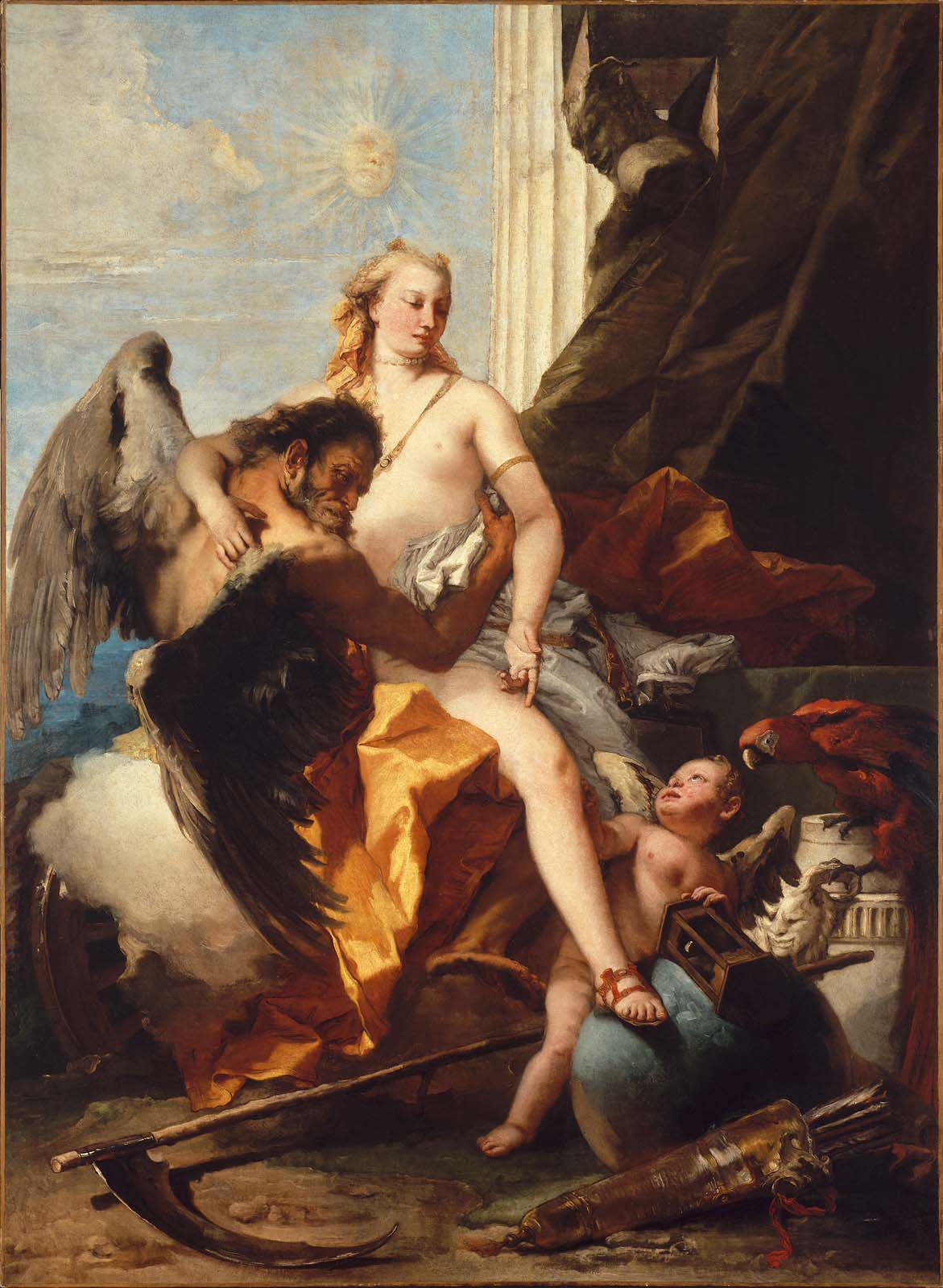 The Truth Revealed by Time - Giovanni Battista Tiepolo